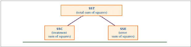 [그림 Ⅳ-2-2] SST (총편차제곱합)의 구성